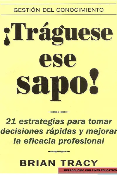 Portada del libro: Copia De Libro Traguese Ese Sapo Brian Tracy