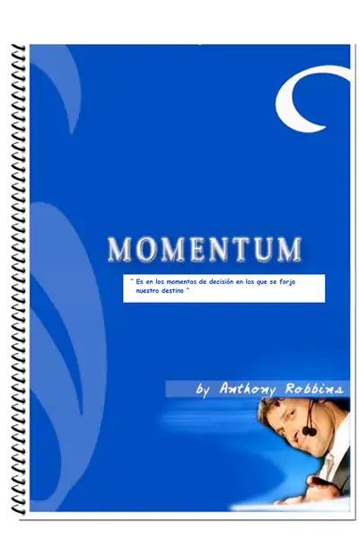 Portada del libro: Momentum Cuaderno De Trabajo Anthony Robbins