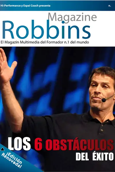 Portada del libro: Los 6 Obstaculos Magazine Anthony Robbins