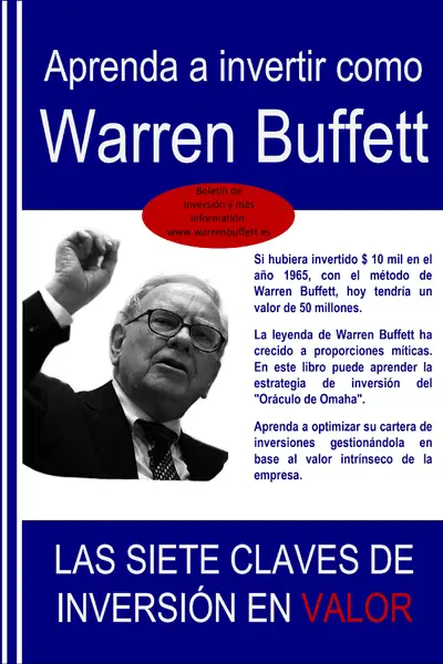 Portada del libro: Aprenda A Invertir Como Warren Buffet Warren Buffet