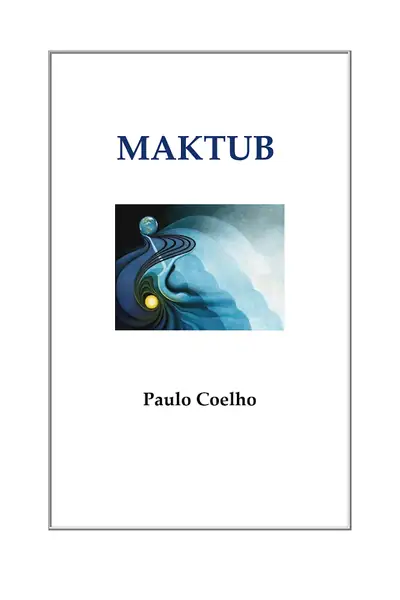 Portada del libro: Maktub P Coelho