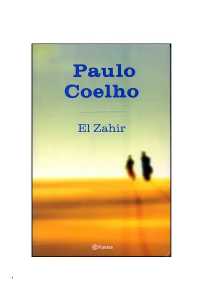 Portada del libro: El Zahir P Coelho