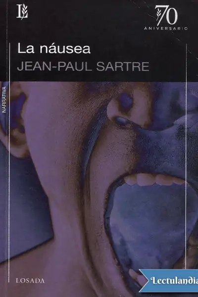 Portada del libro: La Nausea Jean Paul Sartre