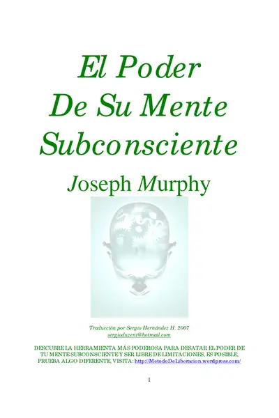 Portada del libro: 81 Poder Mente Subconsciente