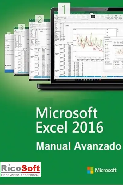 Portada del libro: Manual Avanzado Excel 2016