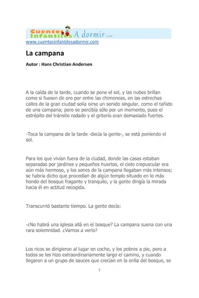 Portada del libro: La Campana