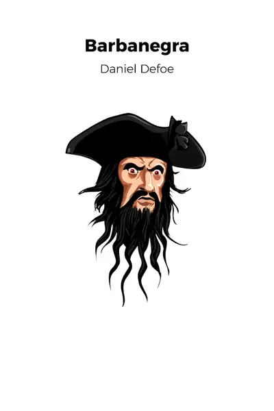 Portada del libro: Barbanegra Daniel Defoe