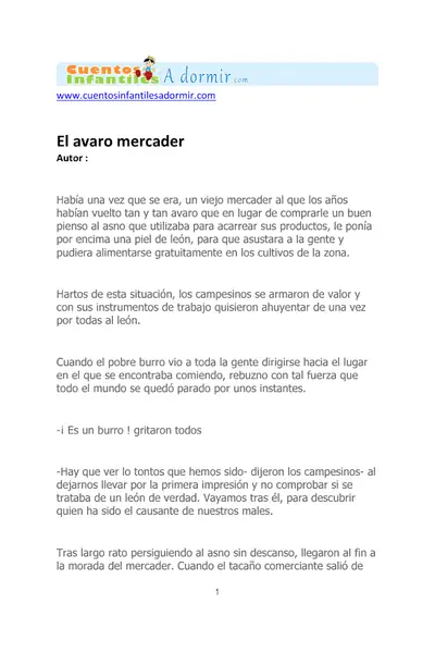 Portada del libro: El Avaro Mercader