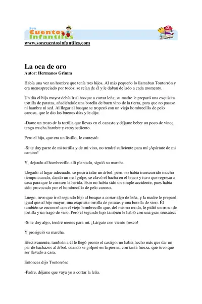 Portada del libro: La Oca De Oro