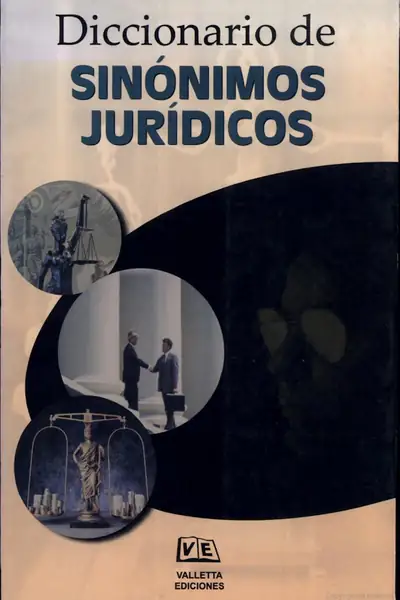 Portada del libro: Diccionario De Sinonimos Juridicos