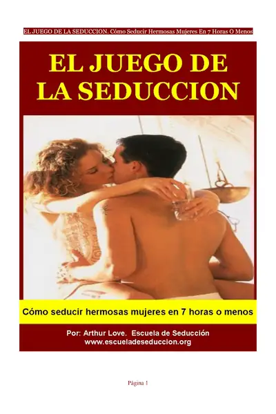 Portada del libro: El Juego De La Seduccion Arthur Love