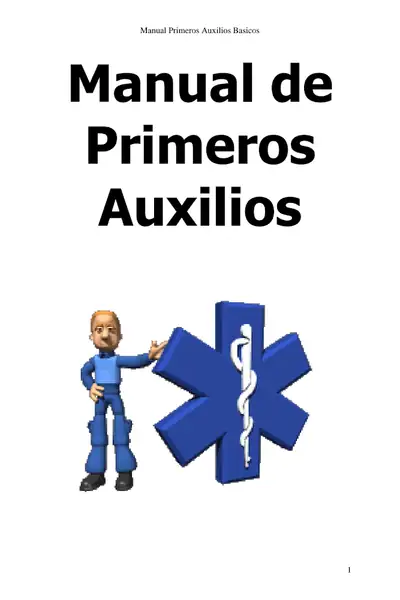 Portada del libro: Manual De Primeros Auxilios BáSicos Oslc