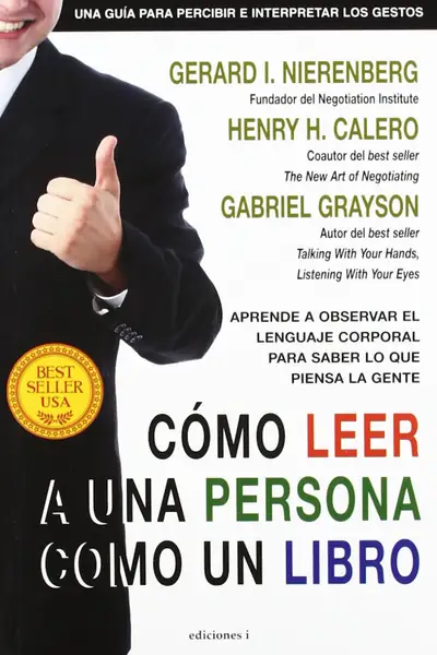 Portada del libro: CóMo Leer A Una Persona Como Un Libro Gerard Nierenberg