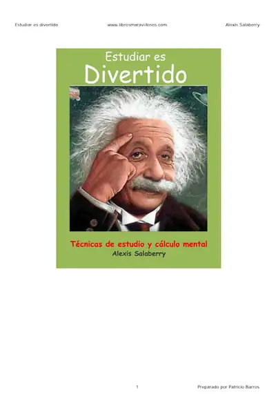 Portada del libro: Estudiar Es Divertido Alexis Salaberry