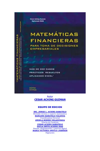 Portada del libro: M F P La T De D E