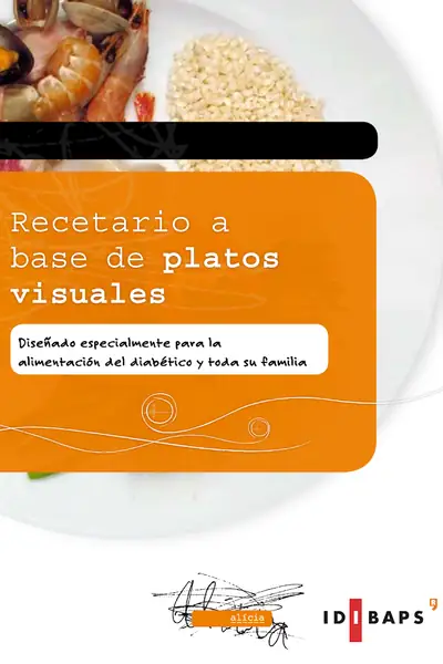 Portada del libro: Recetario Visuales