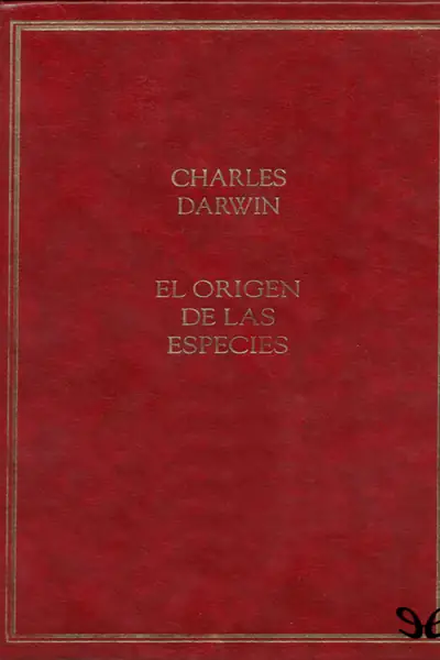 Portada del libro: El Origen De Las Especies Por M Charles Darwin