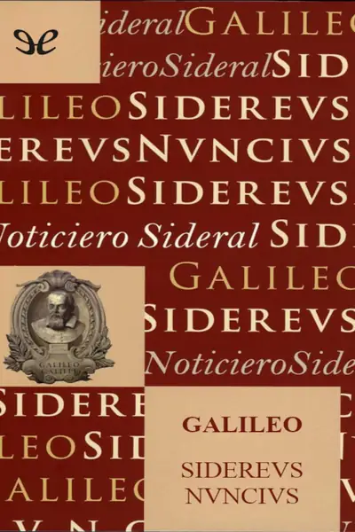 Portada del libro: Noticiero Sideral Galileo Galilei
