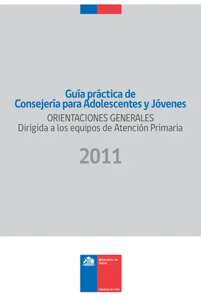 Portada del libro: GuíA ConsejeríA Adolescentes