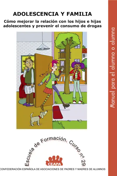 Portada del libro: Adolescencia Y Familia1