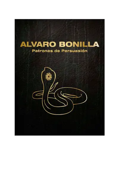 Portada del libro: Patrones De Persuasion Alvaro Bonilla Na