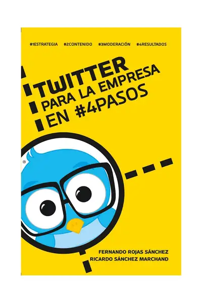 Portada del libro: Twitter Para La Empresa En #4pasos