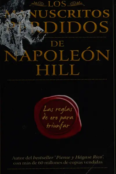 Portada del libro: Los Manuscritos Perdidos De NapoleóN Hill