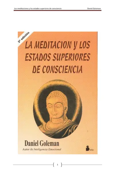 Portada del libro: La MeditacióN Y Los Estados Superiores De Conciencia