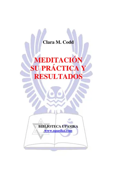 Portada del libro: Codd Clara Meditacion Su Practica Y Resultados