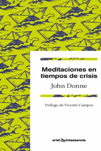 Portada del libro: Meditaciones En Tiempos De Crisis John Donne