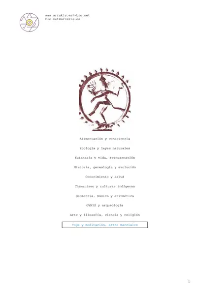 Portada del libro: Bionet 10 Yoga Y Meditacion