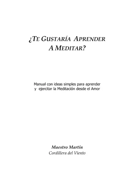 Portada del libro: Libro Meditacion