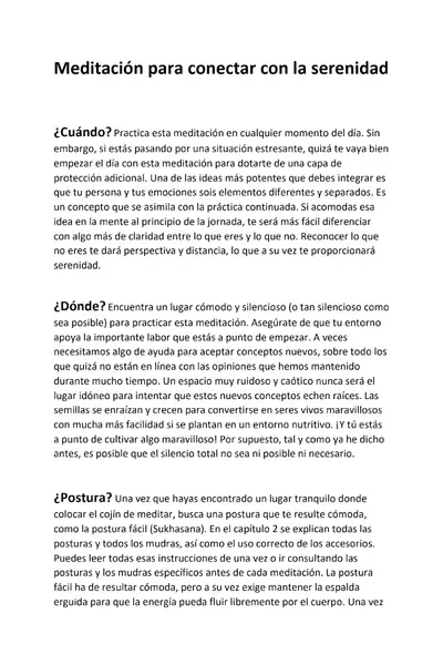 Portada del libro: MeditacióN Para Conectar Con La Serenidad Rebekah Borucki