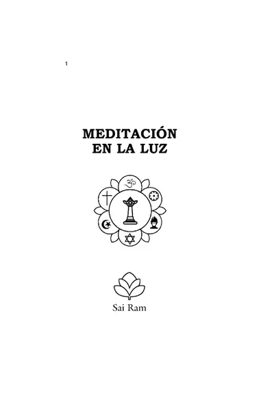 Portada del libro: Libro Meditacion En La Luz Sai Baba