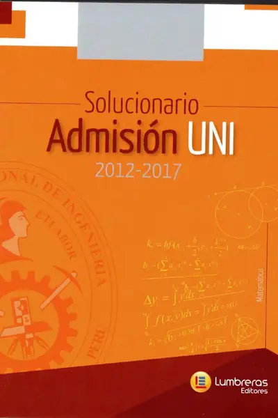 Portada del libro: Solucionario De AdmisióN Uni