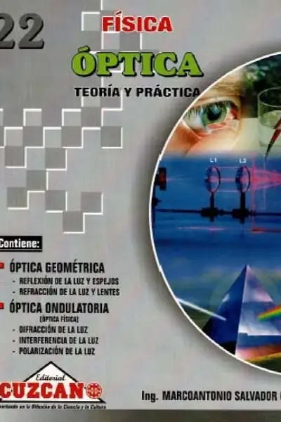 Portada del libro: 22 óPtica