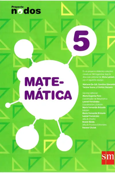 Portada del libro: 7 MatemáTica 5 Sm