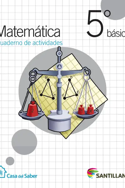 Portada del libro: 25 Mate 5 Santillana