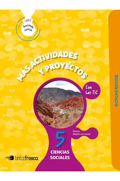 Portada del libro: 31 Ciencias Sociales 5 Actividades Tinta Fresca