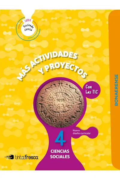 Portada del libro: 22 Ciencias Sociales 4 Actividades Tinta Fresca