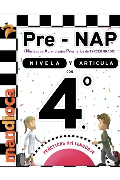 Portada del libro: 30 Pre Nap 4 Lengua