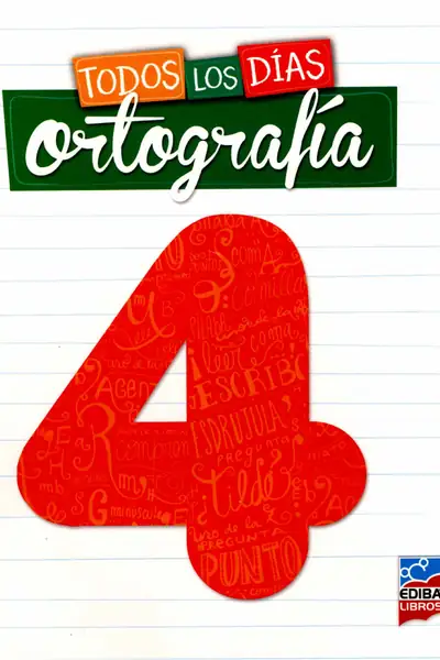 Portada del libro: 35 Todos Los DíAs OrtografíA 4