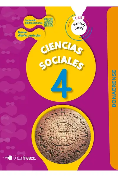 Portada del libro: 21 Ciencias Sociales 4 Tinta Fresca