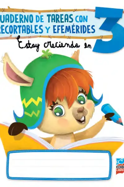 Portada del libro: 38 Estoy Creciendo Tareas