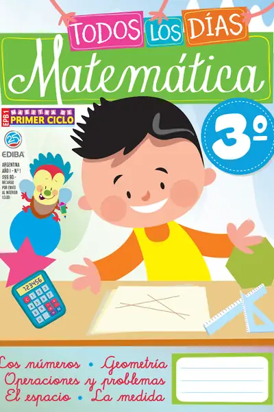 Portada del libro: 42 Todos Los DíAs MatemáTica 3