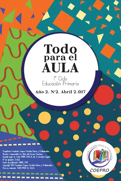 Portada del libro: Abril 2017 Primer Ciclo
