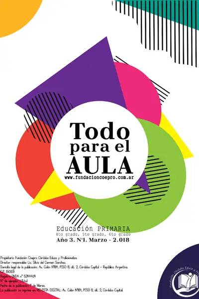 Portada del libro: Marzo 2018 Segundo Ciclo