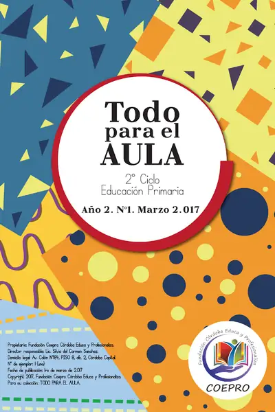 Portada del libro: Marzo 2017 Segundo Ciclo