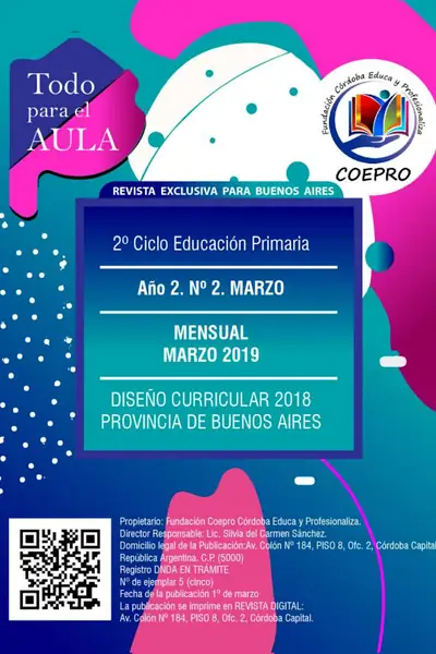 Portada del libro: Marzo 2019 Segundo Ciclo