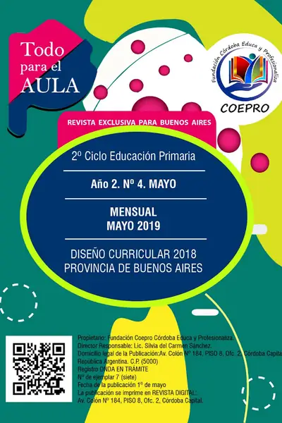 Portada del libro: Mayo 2019 Segundo Ciclo